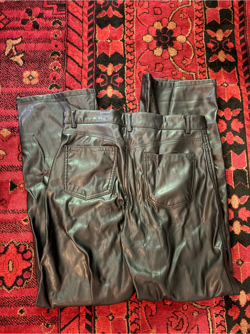 Vegan leather pants